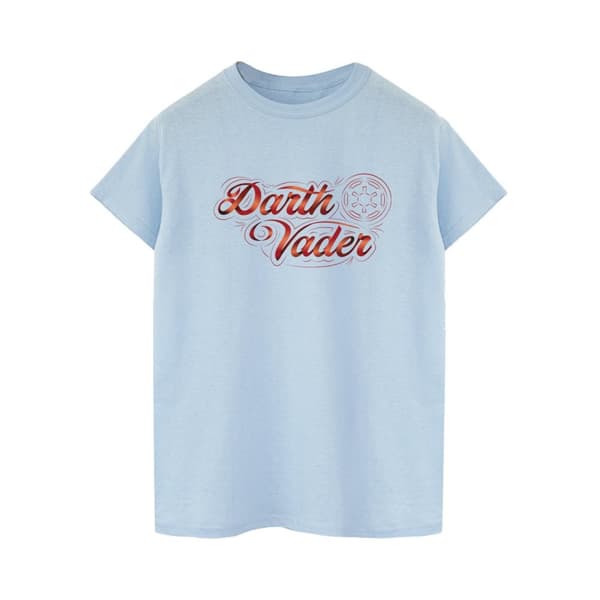 Star Wars Mens Obi-Wan Kenobi Darth Vader Ribbon Font T-Shirt