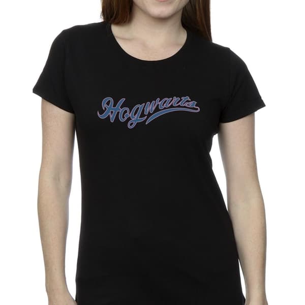 Harry Potter Womens/Ladies Hogwarts Writing Cotton T-Shirt