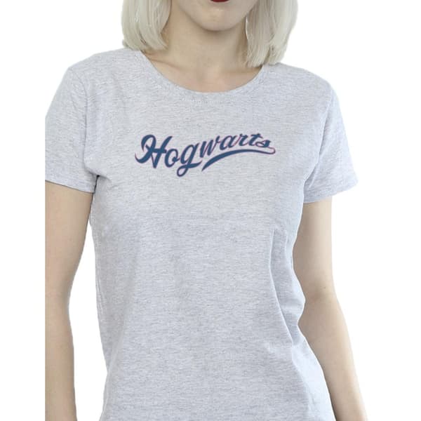 Harry Potter Womens/Ladies Hogwarts Writing Cotton T-Shirt