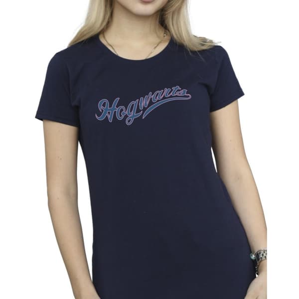 Harry Potter Dam/Tjej Hogwarts Writing T-shirt i bomull