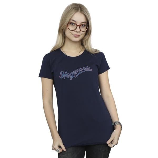 Harry Potter Dam/Tjej Hogwarts Writing T-shirt i bomull