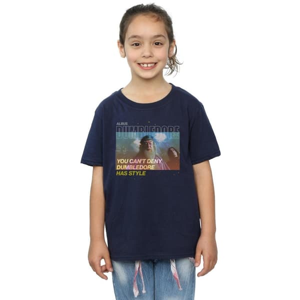 Harry Potter Girls Dumbledore Style Cotton T-Shirt