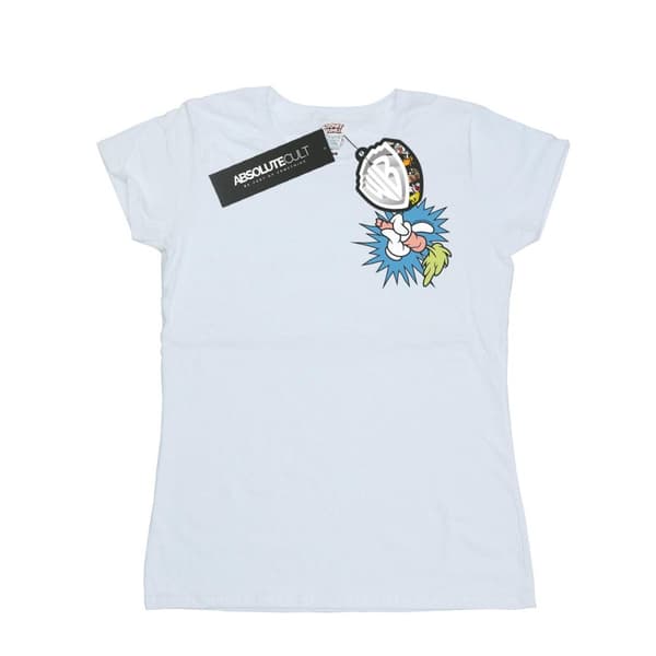 Looney Tunes Womens/Ladies Bugs Bunny Carrot Breast Print Cotton T-Shirt