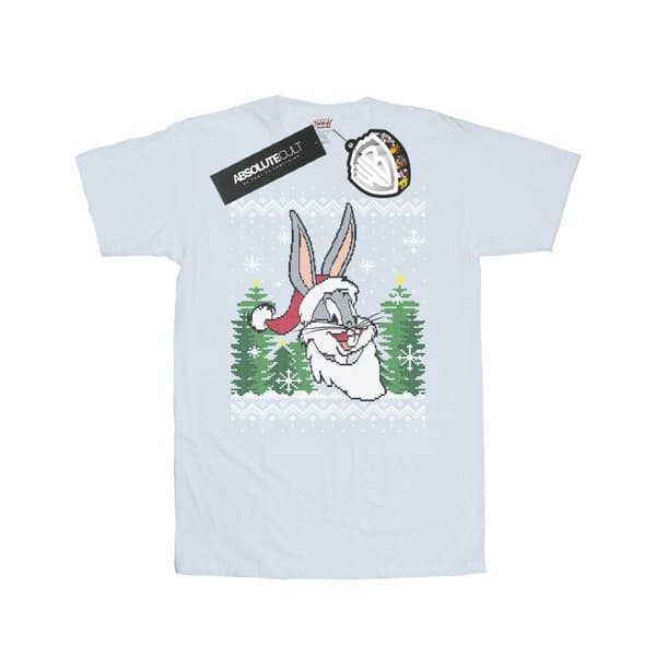 Looney Tunes Snurre Sprätt Christmas Fair Isle T-shirt för herrar