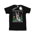 Miniatyrbillede 1 af 5: Looney Tunes Mens Bugs Bunny Christmas Fair Isle T-Shirt