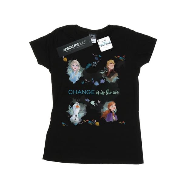 Disney Womens/Ladies Frozen 2 Change Is In The Air Cotton T-Shirt