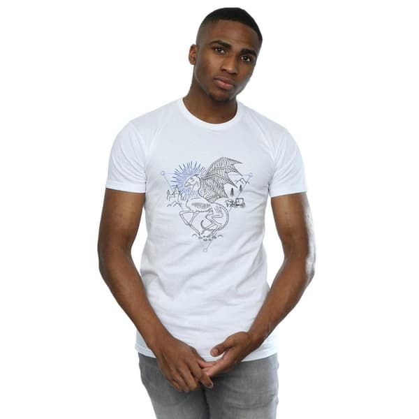 Harry Potter Mens Thestral Line Art T-Shirt