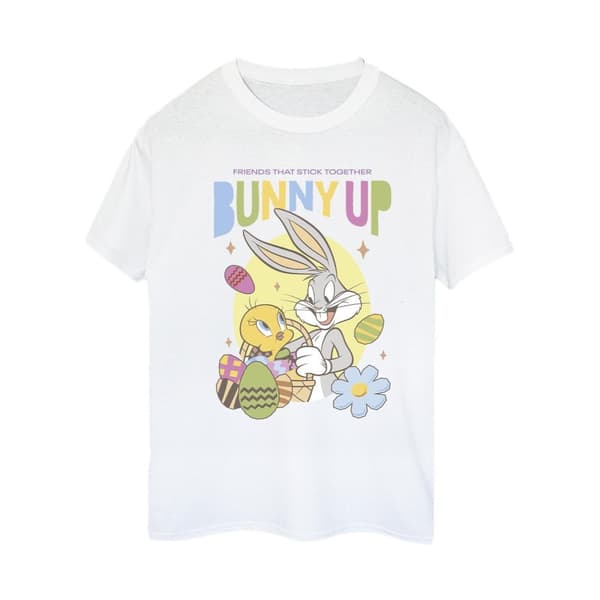 Looney Tunes Dam/Tjej Bunny Up Boyfriend-T-shirt i bomull