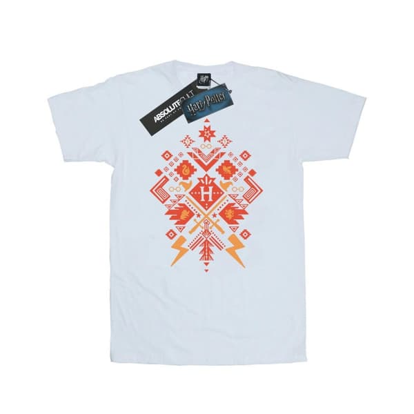 Harry Potter Mens Christmas Fair Isle T-Shirt