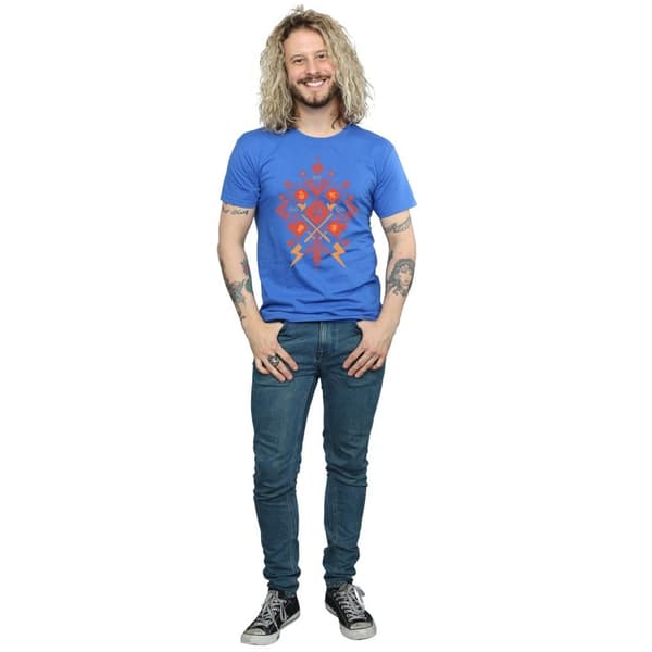 Harry Potter Mens Christmas Fair Isle T-Shirt