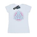 Miniatyrbilde 1 av 5: Harry Potter Womens/Ladies Neon Deathly Hallows Cotton T-Shirt