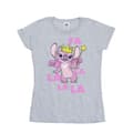 Pikkukuva 1 / 3: Disney Womens/Ladies Lilo & Stitch Angel Fa La La Cotton T-Shirt