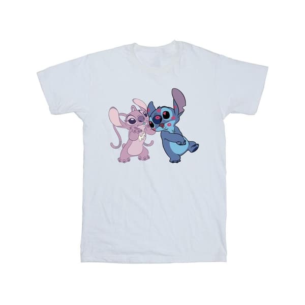 Disney Lilo & Stitch Kisses T-shirt i bomull för flickor