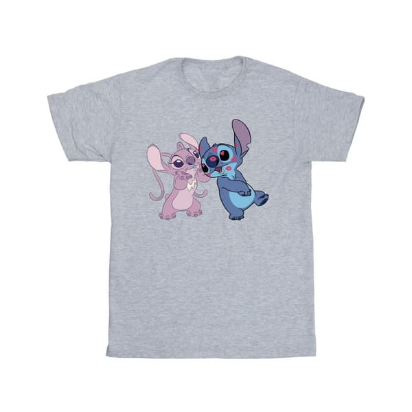 Disney Lilo & Stitch Kisses T-shirt i bomull för flickor