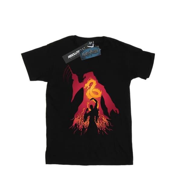 Harry Potter Girls Dumbledore Silhouette Cotton T-Shirt