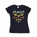 Miniatyrbilde 1 av 3: Harry Potter Womens/Ladies Quidditch Bludgers Quaffles Cotton T-Shirt