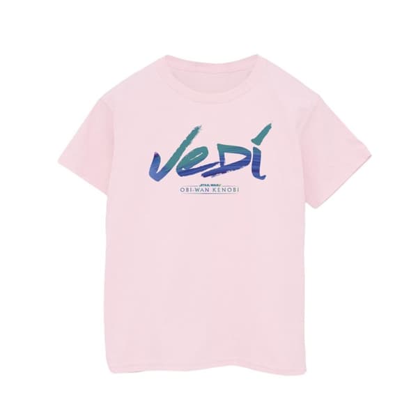 Star Wars Flickor - Obi-Wan Kenobi - Jedi - T-shirt i bomull med målat typsnitt
