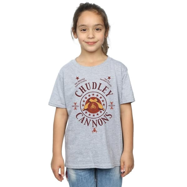 Harry Potter Girls Chudley Cannons Logo Cotton T-Shirt