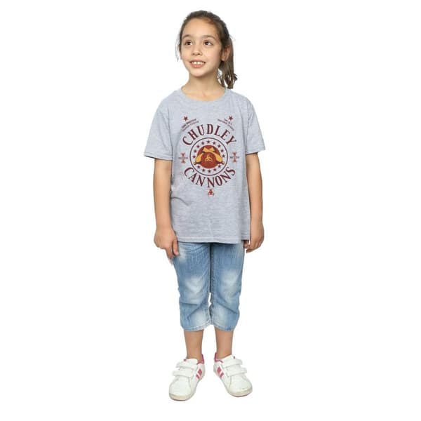 Harry Potter Girls Chudley Cannons Logo Cotton T-Shirt