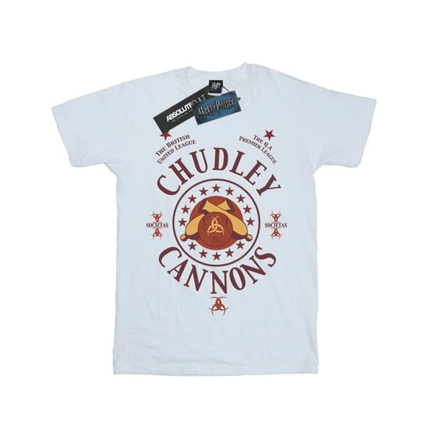 Harry Potter Girls Chudley Cannons Logo Cotton T-Shirt