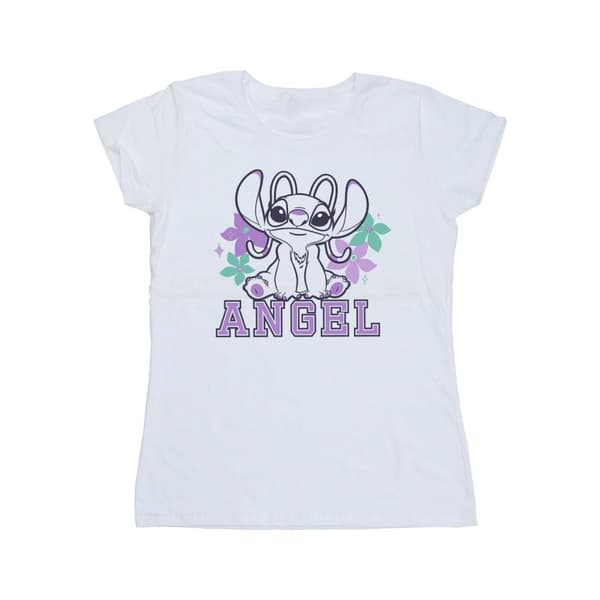 Disney Womens/Ladies Lilo & Stitch Angel Cotton T-Shirt