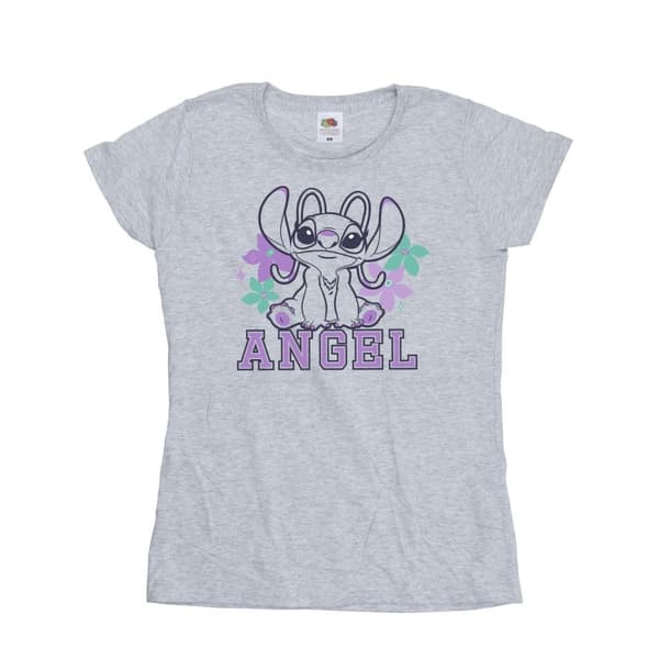 Disney Womens/Ladies Lilo & Stitch Angel Cotton T-Shirt
