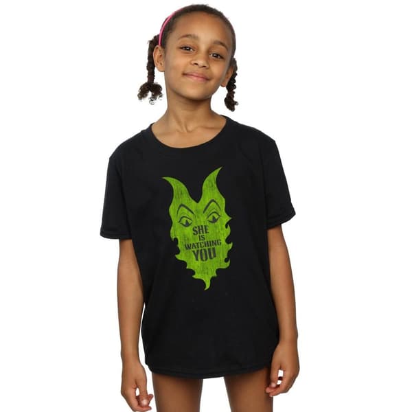 Disney Flickor The Descendants Maleficent She Is Watching T-shirt i bomull