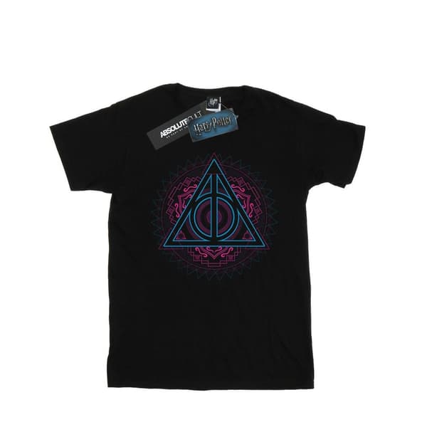 Harry Potter Boys Neon Deathly Hallows T-Shirt