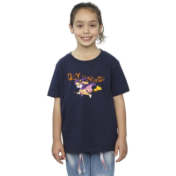 Looney Tunes Girls Lola Fly By Night Cotton T-Shirt