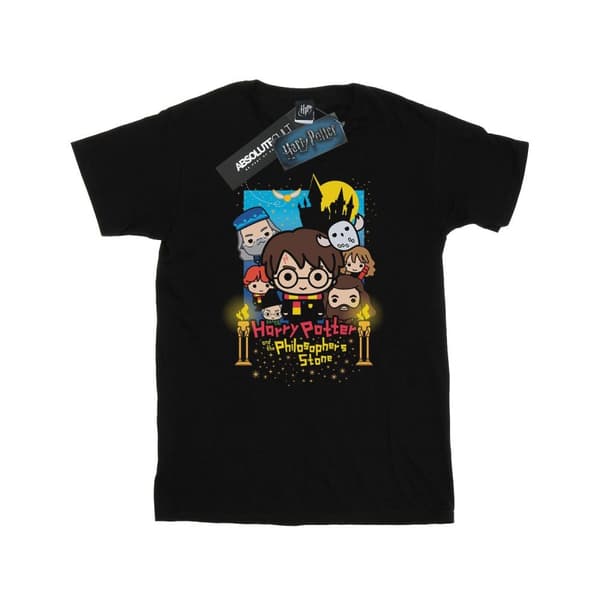 Harry Potter Mens Philosopher´s Stone Junior T-Shirt Black M