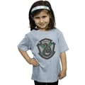 Miniatyrbilde 2 av 5: Harry Potter Girls Slytherin Crest Flat Cotton T-Shirt