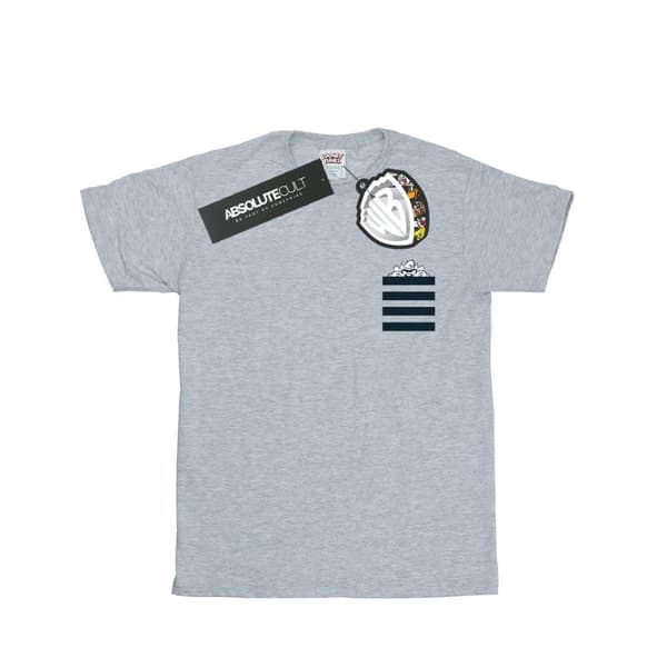 Looney Tunes Pojkar - Taz - T-shirt med randig fuskficka