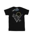 Miniatyrbillede 1 af 5: Harry Potter Girls Werewolf Line Art Cotton T-Shirt