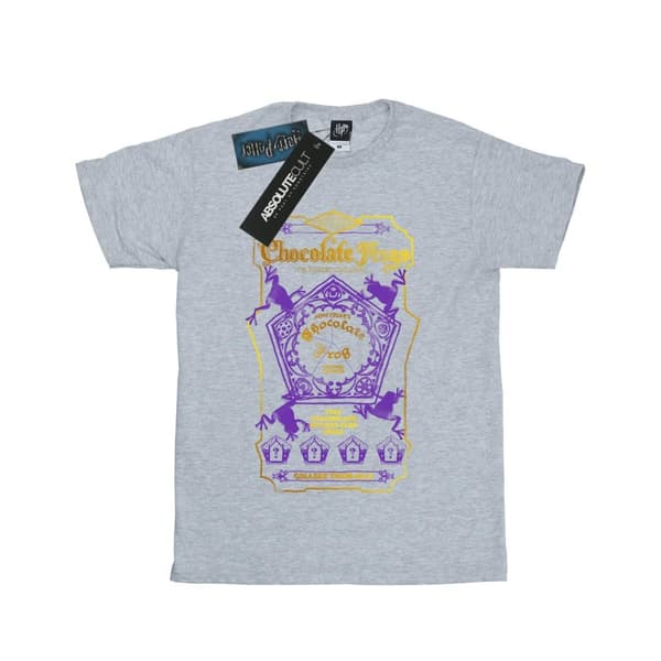 Harry Potter Girls Chocolate Frogs Coloured Label Cotton T-Shirt
