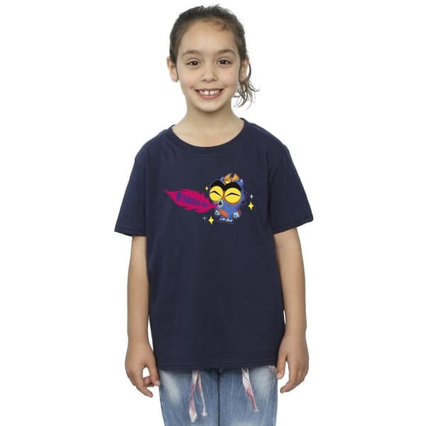 Disney Girls Big Hero 6 Baymax Fred Fired Up Cotton T-Shirt