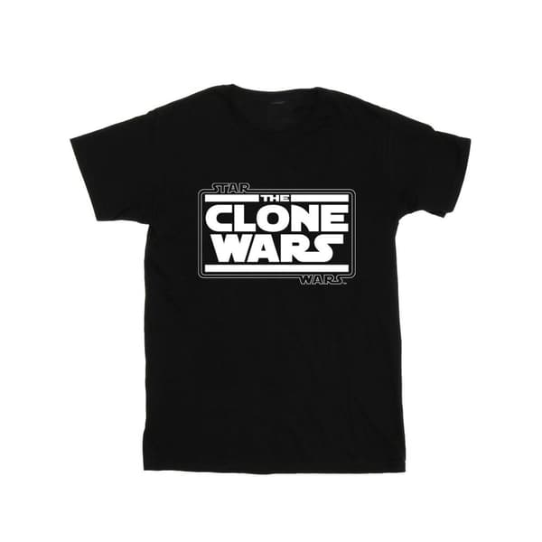 Star Wars T-shirt med Clone Wars-logotyp för pojkar