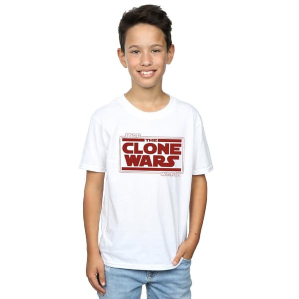 Star Wars Boys Clone Wars Logo T-Shirt