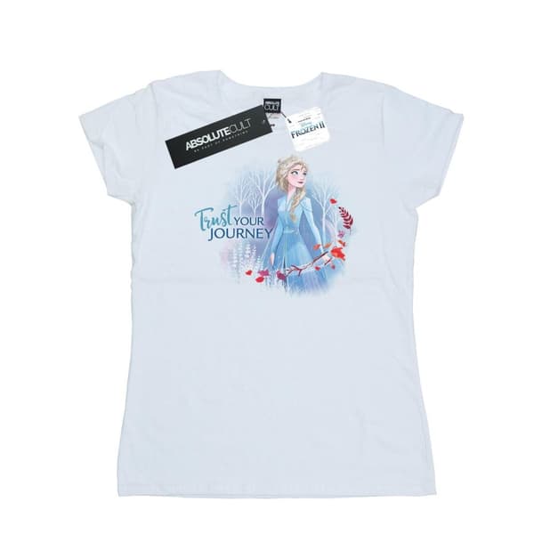 Disney Dam/Tjej Frozen 2 Trust Your Journey Bomulls-T-shirt