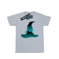 Miniatyrbild 1 av 5: Harry Potter Dam/Tjej Hogwarts Silhouette Bomull Boyfriend T-shirt
