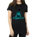 Miniatyrbild 3 av 5: Harry Potter Dam/Tjej Hogwarts Silhouette Bomull Boyfriend T-shirt
