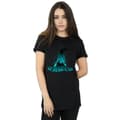 Miniatyrbild 2 av 5: Harry Potter Dam/Tjej Hogwarts Silhouette Bomull Boyfriend T-shirt