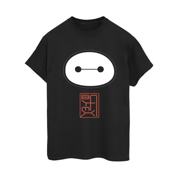 Disney Womens/Ladies Big Hero 6 Baymax Icon Cotton Boyfriend T-Shirt