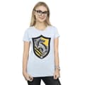 Miniatyrbillede 2 af 5: Harry Potter Womens/Ladies Hufflepuff Crest Flat Cotton T-Shirt