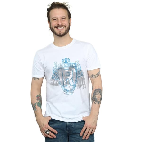 Harry Potter Ravenclaw Raven Crest T-shirt för herrar