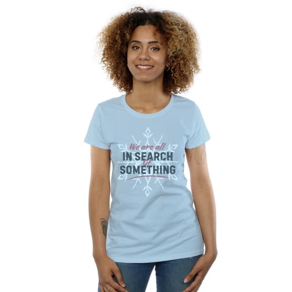 Disney Womens/Ladies Frozen 2 All In Search Of Something Cotton T-Shirt