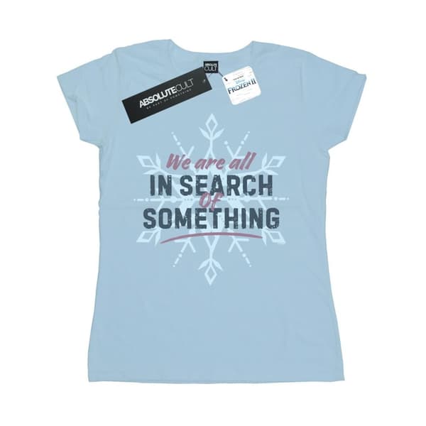 Disney Womens/Ladies Frozen 2 All In Search Of Something Cotton T-Shirt