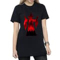 Miniatyrbilde 3 av 5: Harry Potter Womens/Ladies Minerva McGonagall Silhouette Cotton Boyfriend T-Shirt