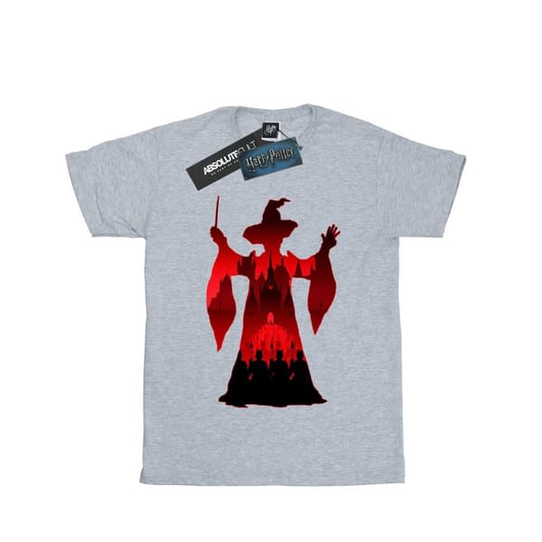 Harry Potter Womens/Ladies Minerva McGonagall Silhouette Cotton Boyfriend T-Shirt