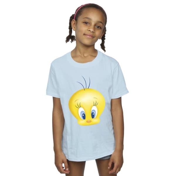 Looney Tunes Tweety Face T-shirt i bomull för flickor