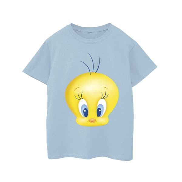 Looney Tunes Girls Tweety Face Cotton T-Shirt